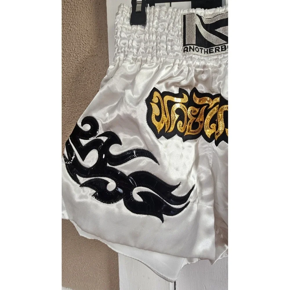 ANOTHERBOXER Men's M letters‎ pattern embroidery high waist shorts drawstring